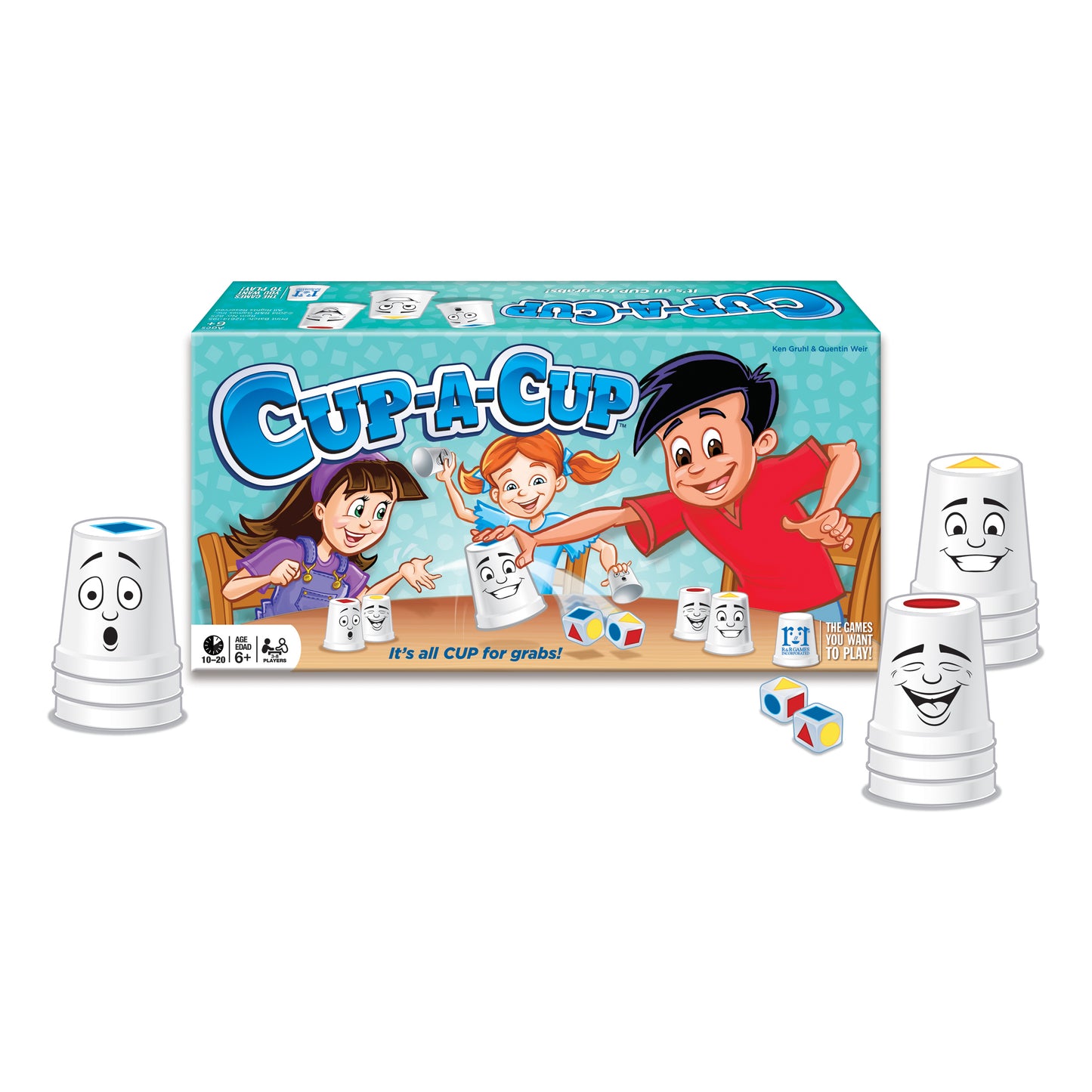 Cup-A-Cup Colorful Shape-Snatching Game