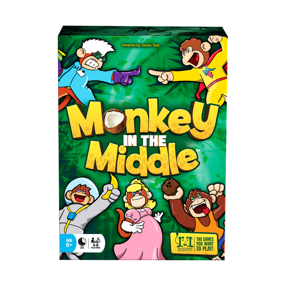 Monkey in the Middle Jungle Card Game