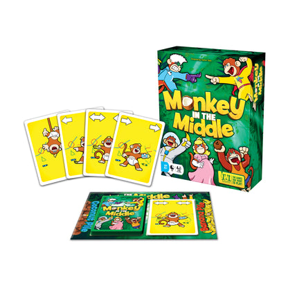 Monkey in the Middle Jungle Card Game