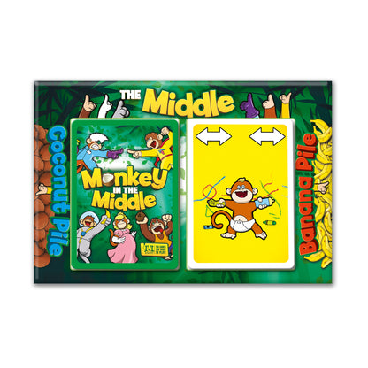 Monkey in the Middle Jungle Card Game