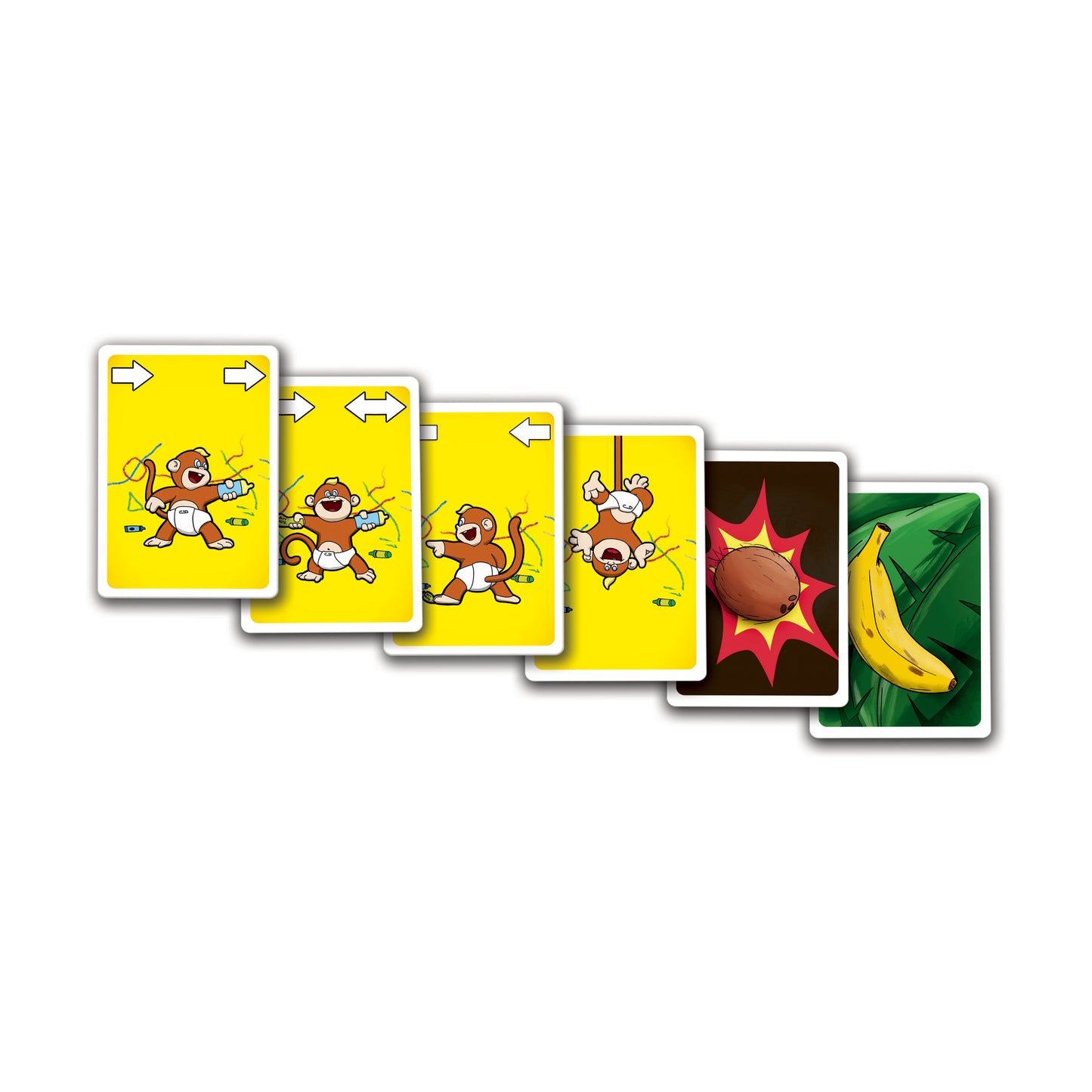 Monkey in the Middle Jungle Card Game