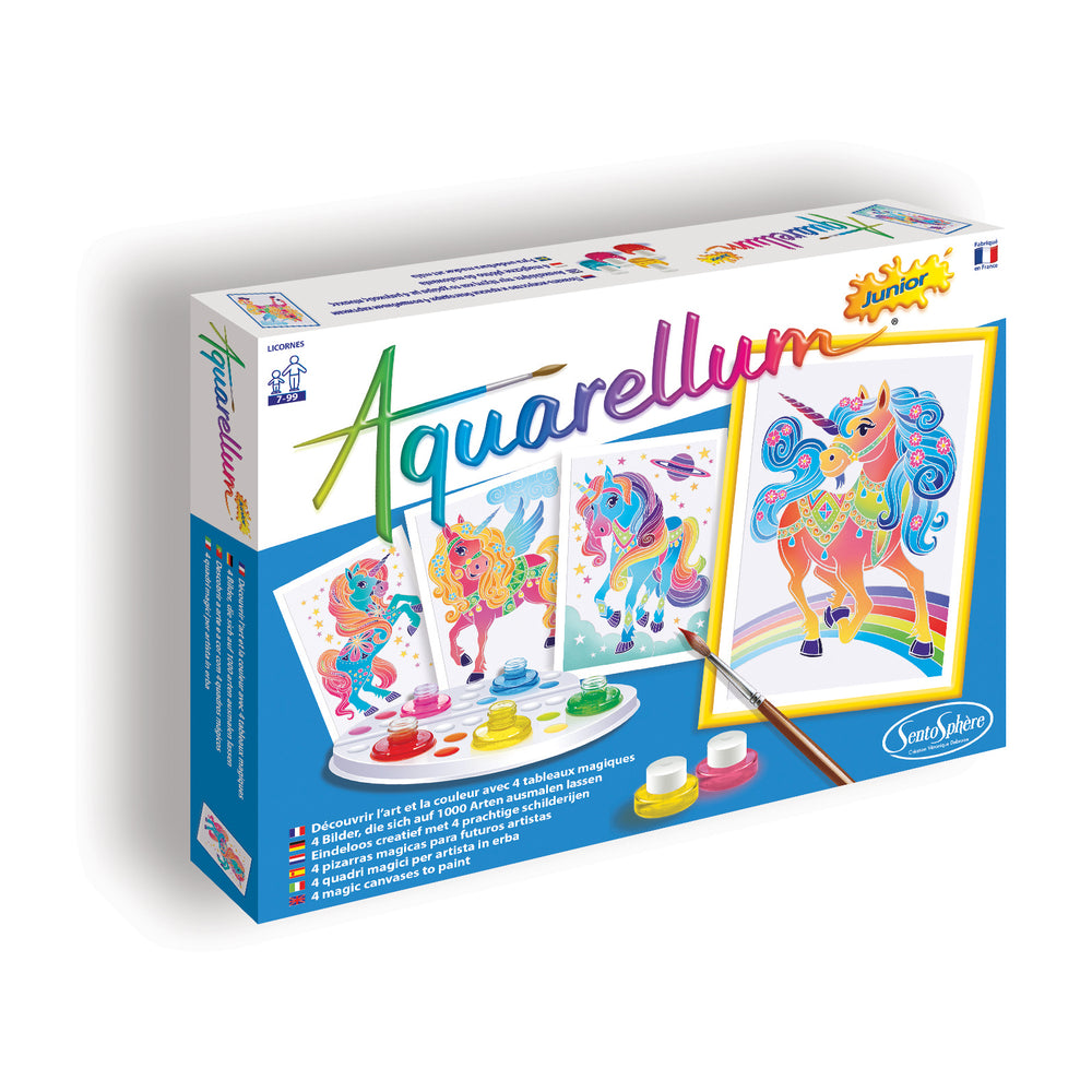 Aquarellum Junior Unicorn Watercolor Painting Set