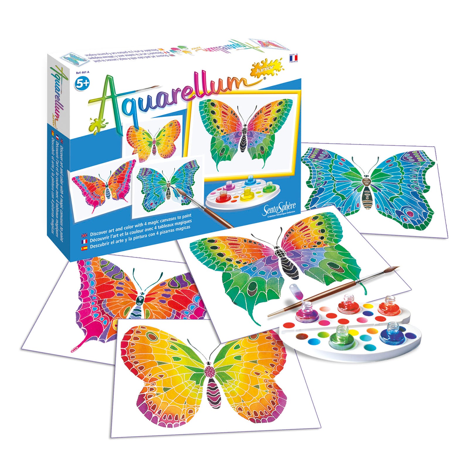 Aquarellum Junior Butterfly Watercolor Painting Kit – Toys