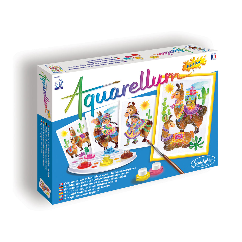 Aquarellum Junior Lamas Watercolor Painting Kit - Art Set