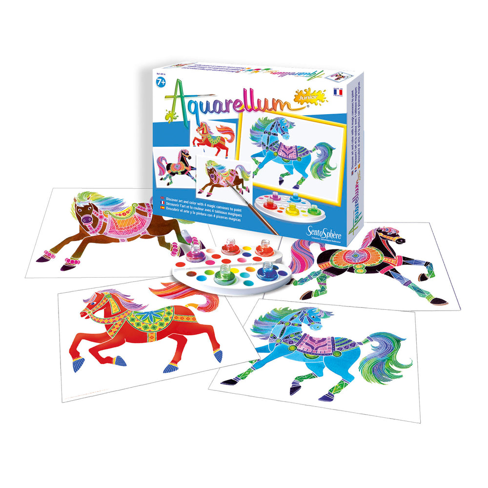 Aquarellum Junior Horses Watercolor Painting Kit