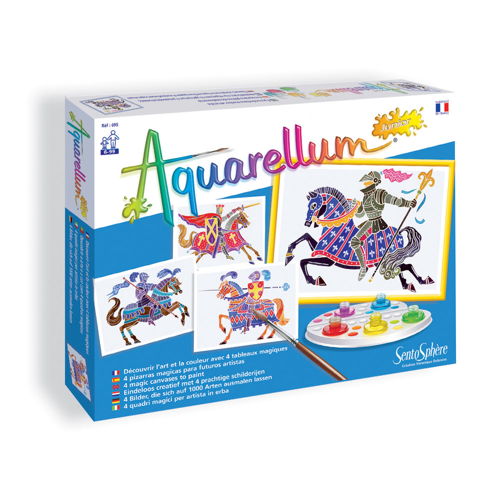 Aquarellum Junior Knights Watercolor Painting Kit