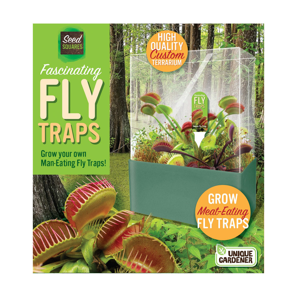 Seed Squares - Fascinating Fly Traps Terrarium Kit