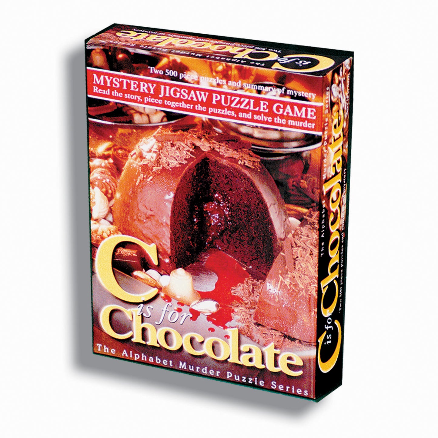 TDC Games Alphabet Murder Chocolate Mystery Jigsaw Puzzle - 1000 pc