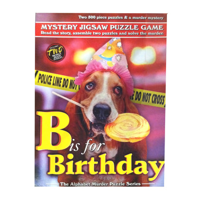 TDC Games Birthday & Dogs 2 Pack Murder Mystery Puzzle - 1000 pc