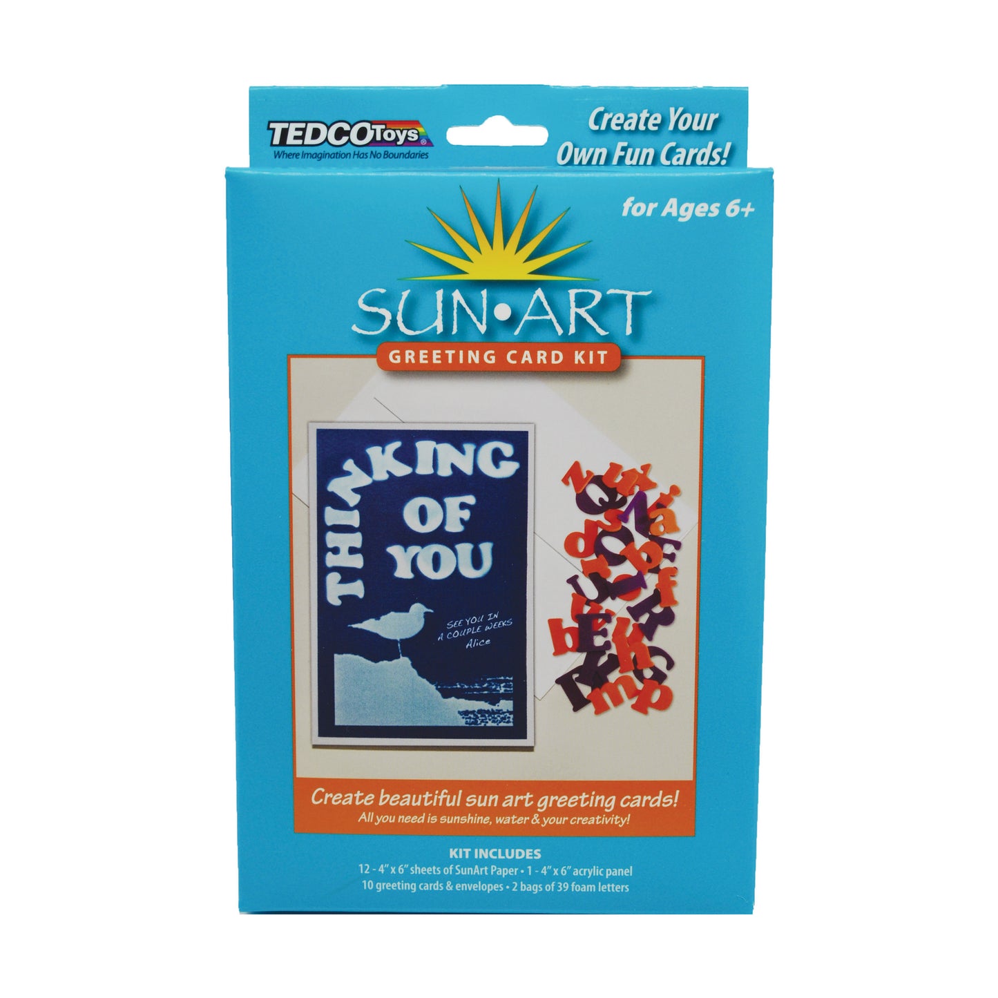 SunArt Deluxe Greeting Card Creation Kit - DIY Sun-Print Set