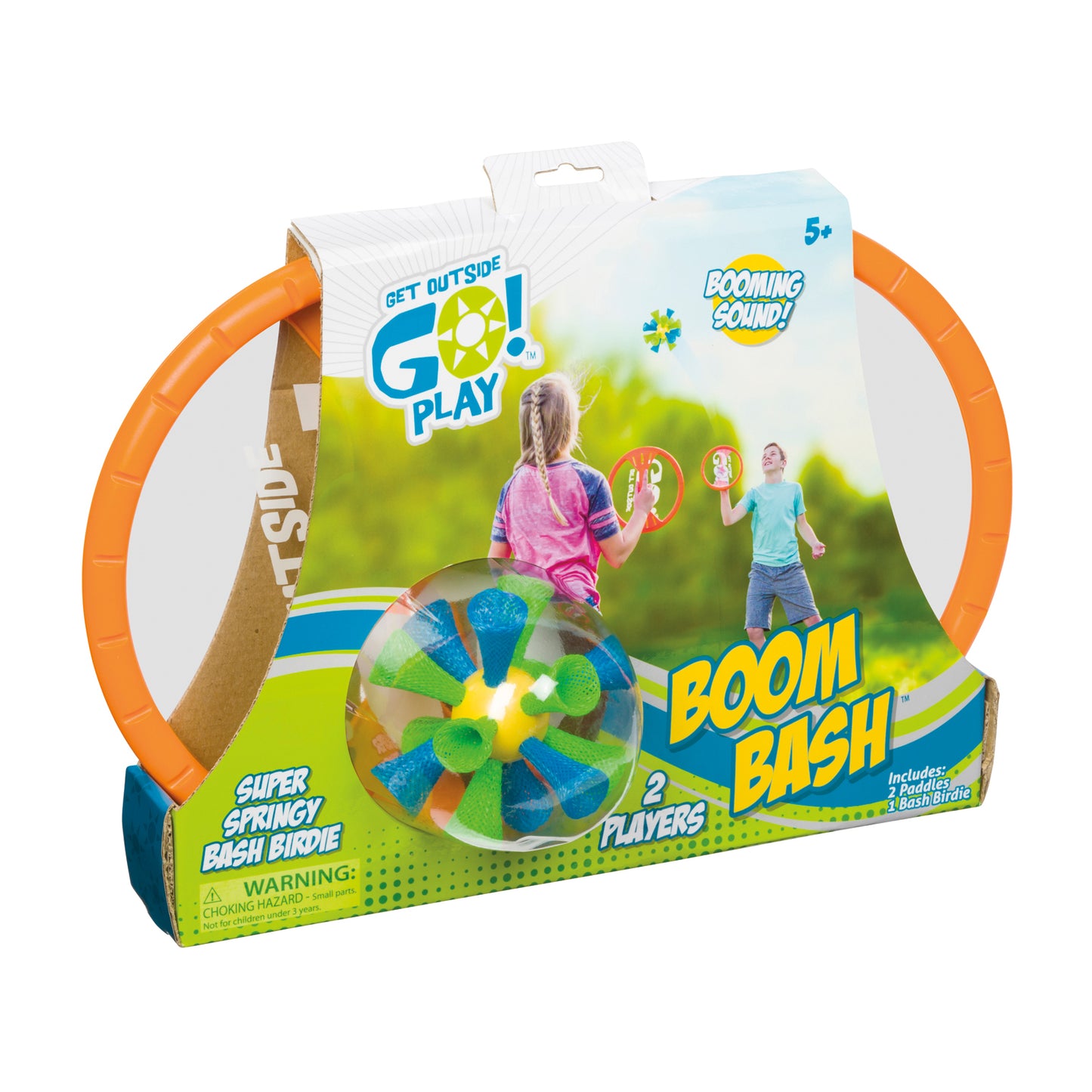 Boom Bash Outdoor Paddle and Bash Birdie Game