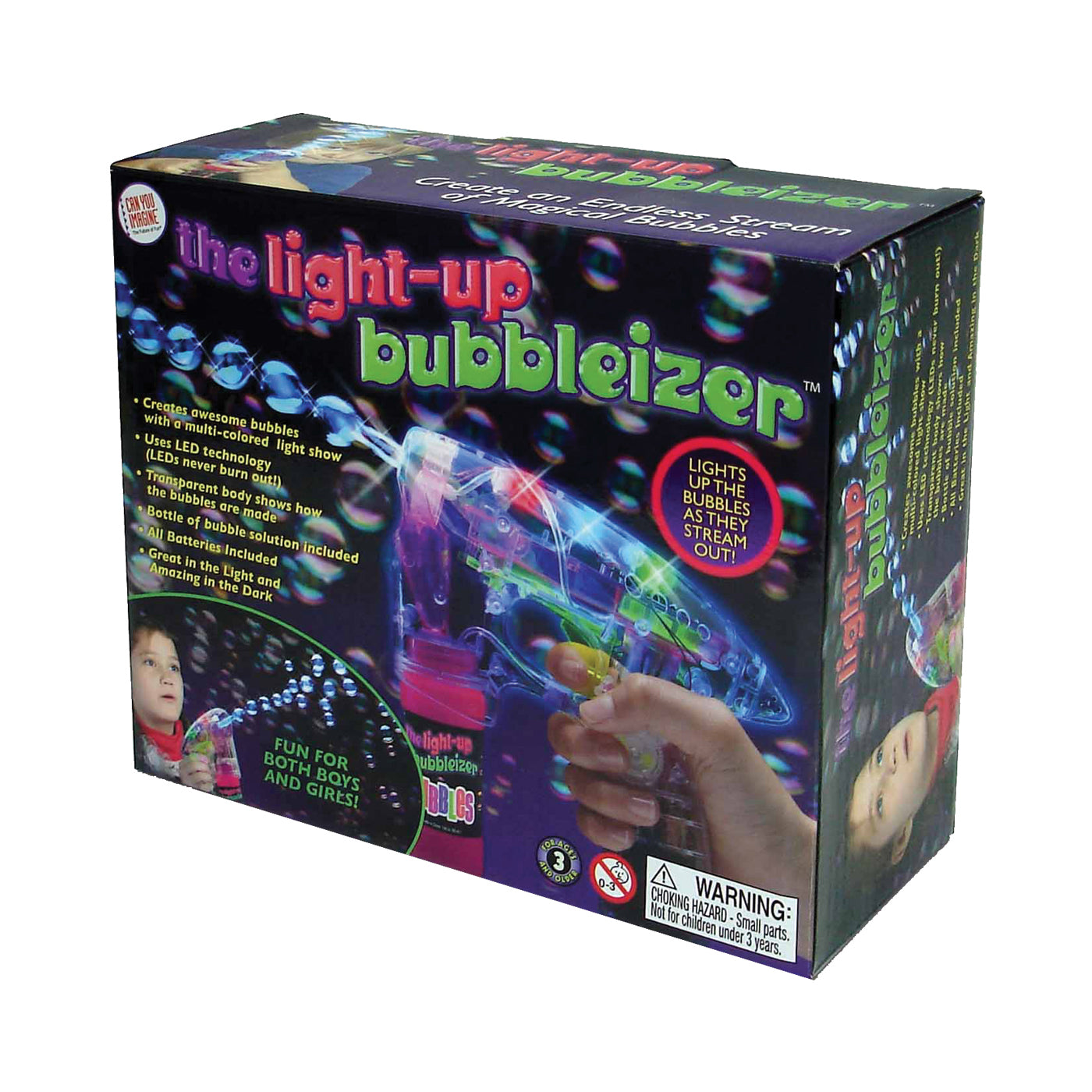 Light-Up Bubbleizer: Magical Bubble and Light Show Toy