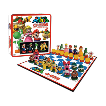 Nintendo Super Mario Chess Collector's Edition - Hand-Painted Chess Set