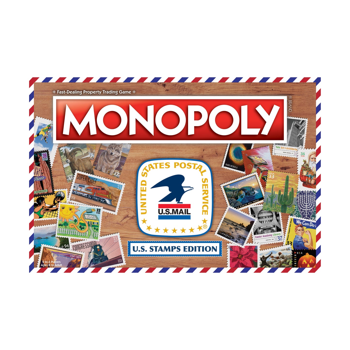 Monopoly U.S. Stamps Edition Collectible Board Game