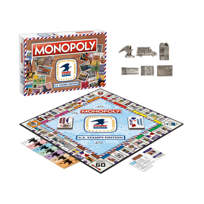 Monopoly U.S. Stamps Edition Collectible Board Game