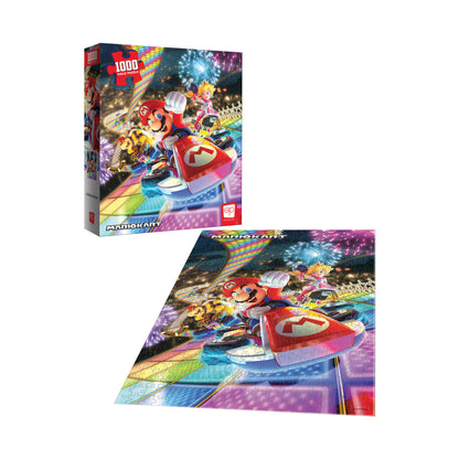 Nintendo Mario Kart Rainbow Road Jigsaw Puzzle - 1000 pc