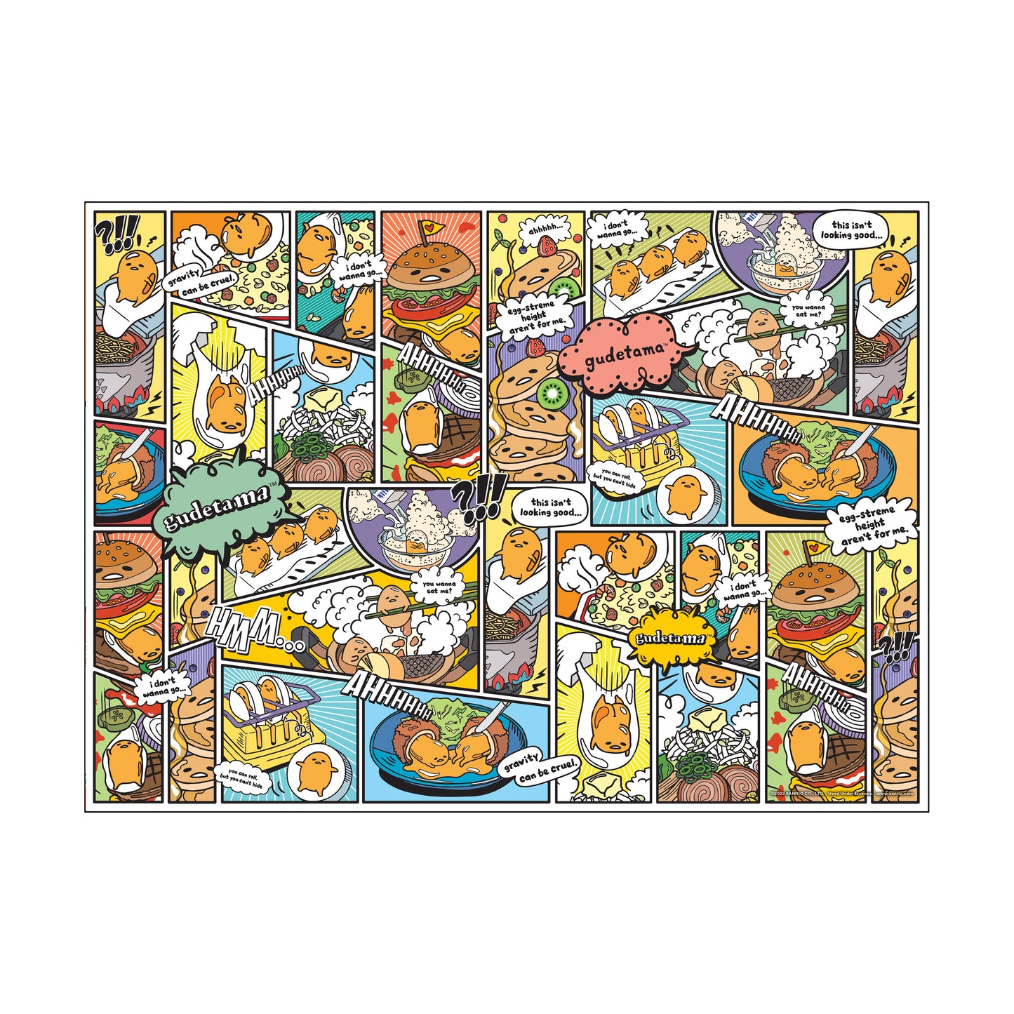 USAopoly Gudetama Amazing Egg-Ventures Jigsaw Puzzle - 1000 pc