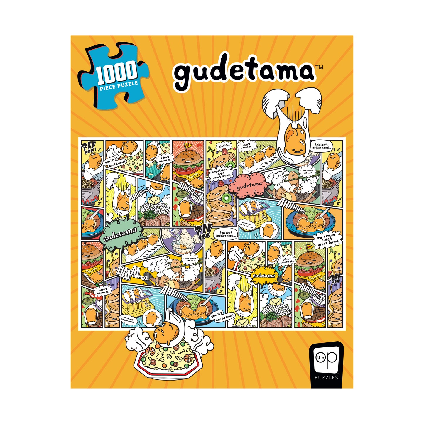 USAopoly Gudetama Amazing Egg-Ventures Jigsaw Puzzle - 1000 pc