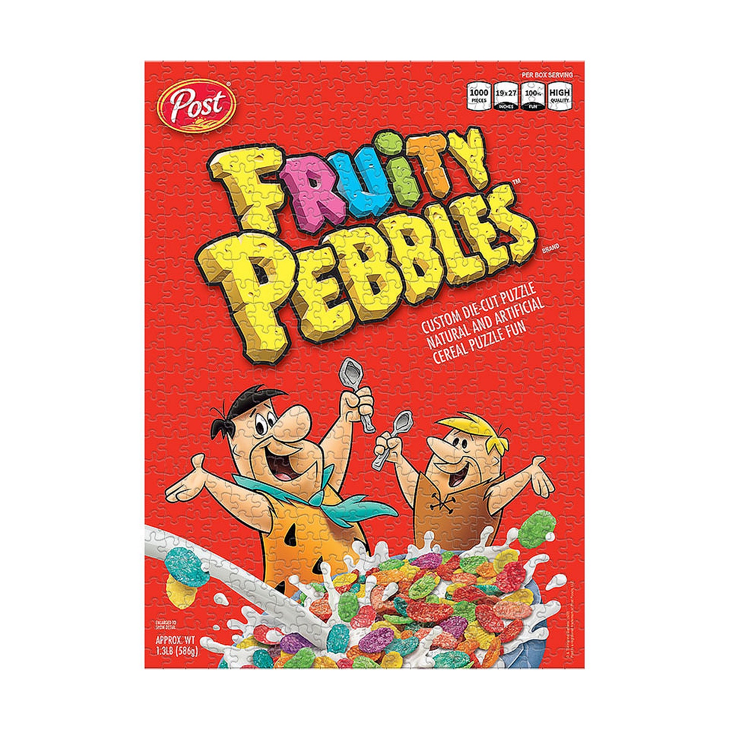 Post Fruity Pebbles Cereal-Themed Jigsaw Puzzle - 1000 pc