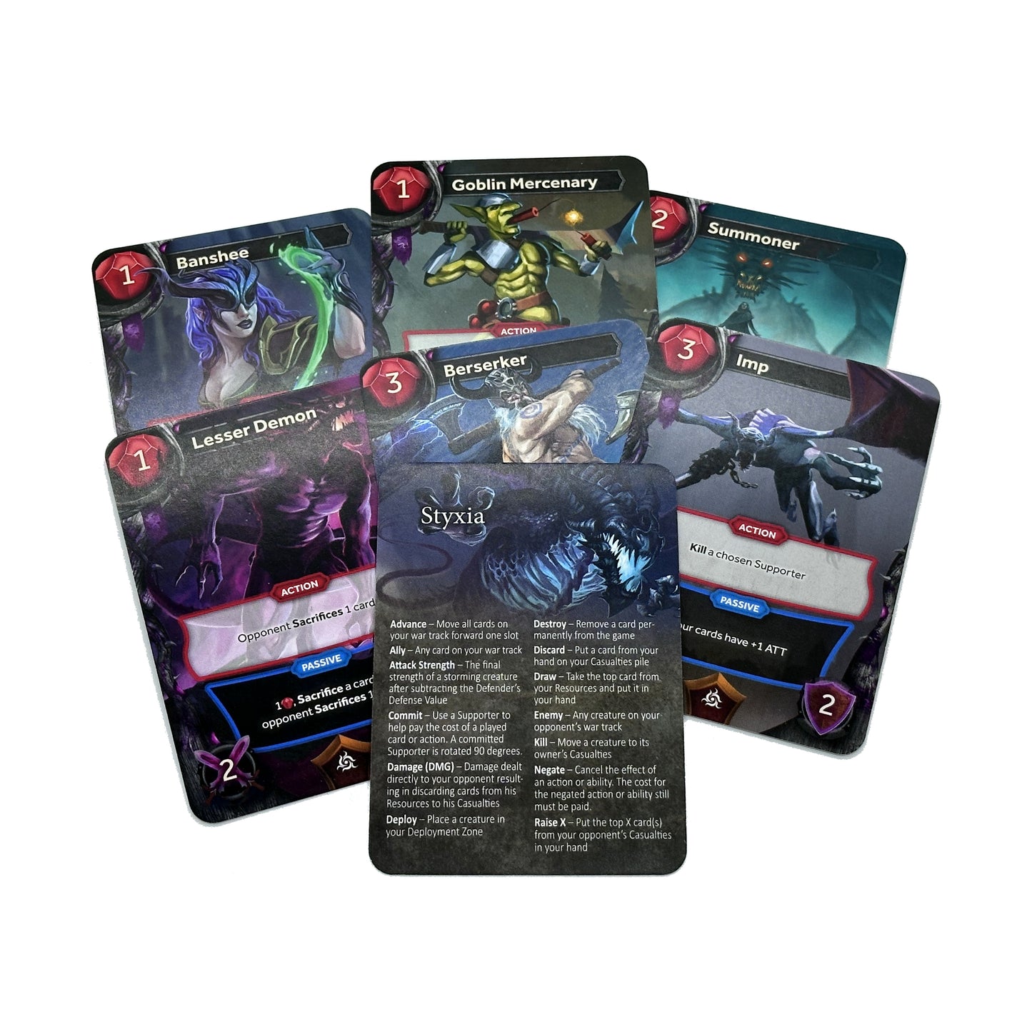 SiegeStorm: Styxia Faction Deck – Master the Dark Arts of Card Play