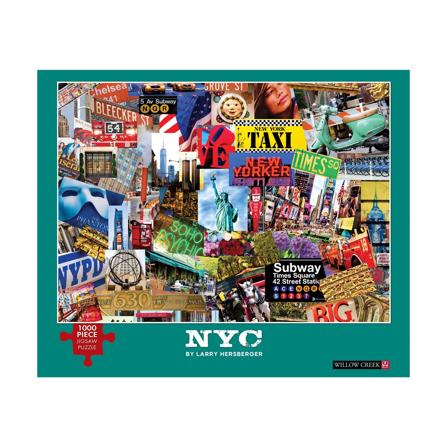 Larry Hersberger Artistic NYC Jigsaw Puzzle - 1000 pc