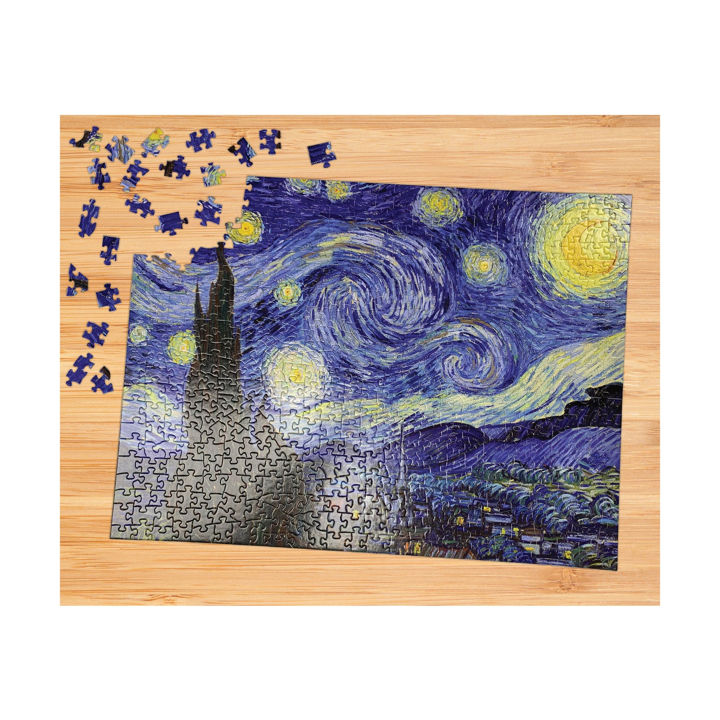 Vincent van Gogh Starry Night Jigsaw Puzzle - 500 pc