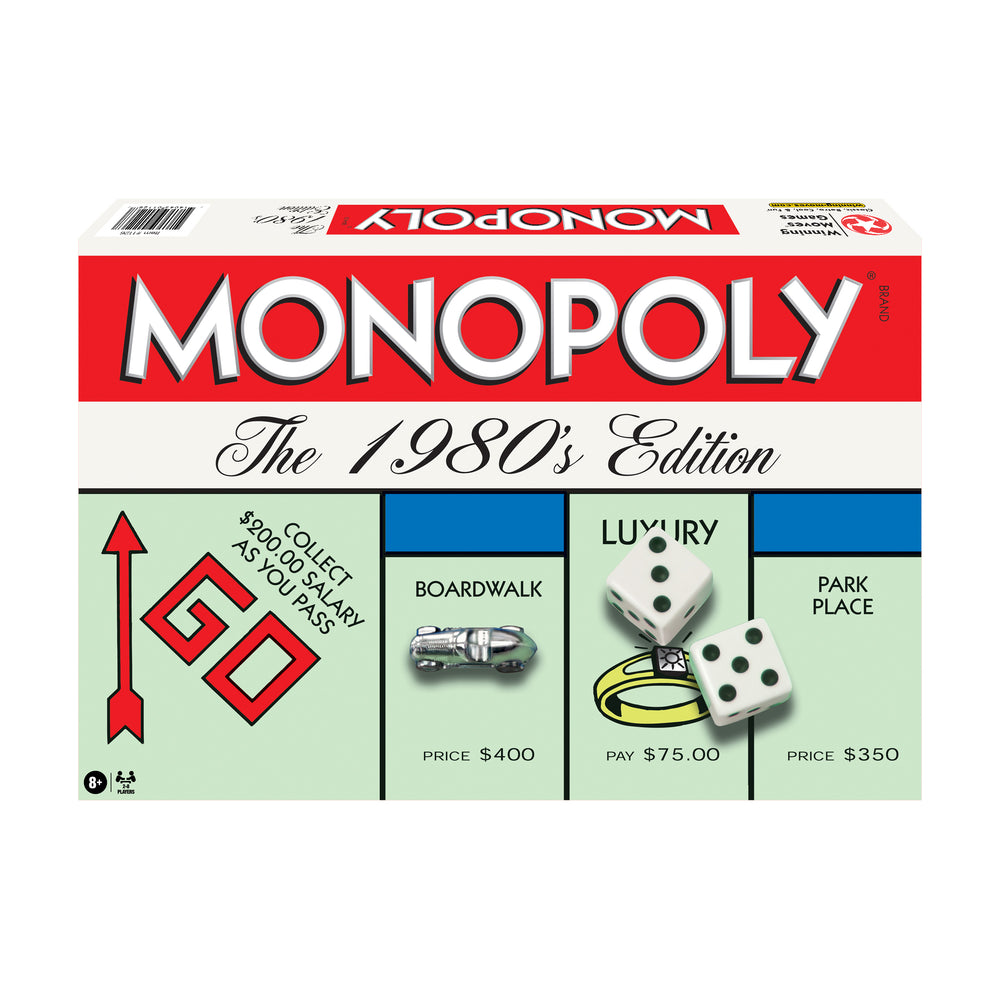 Monopoly 1980's Edition Classic Board Game by Winning Moves