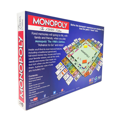 Monopoly 1980's Edition Classic Board Game by Winning Moves