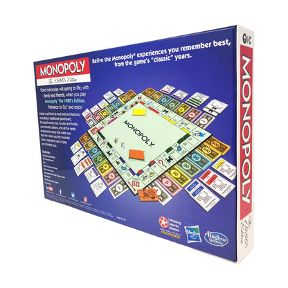 Monopoly 1980's Edition Classic Board Game by Winning Moves