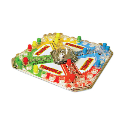 Classic Trouble Pop-O-Matic Board Game