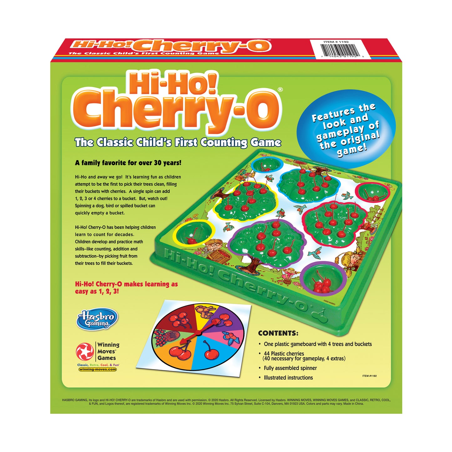 Hi-Ho! Cherry-O Classic Counting Board Game