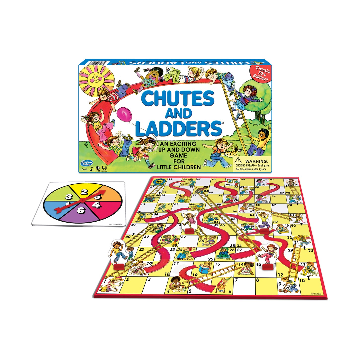 Classic Chutes and Ladders Retro 1978 Edition Board Game