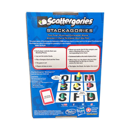 Scattergories Stackagories Tower-Building Category Game