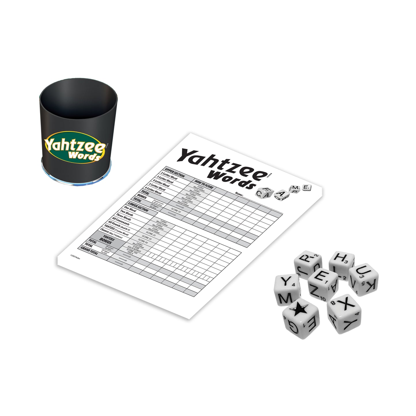 Yahtzee Words Dice Word-Building Game