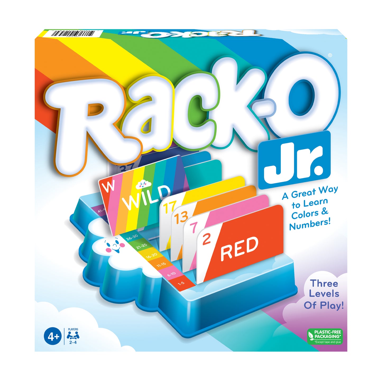 Rack-O Jr. Rainbow Sequence Card Game