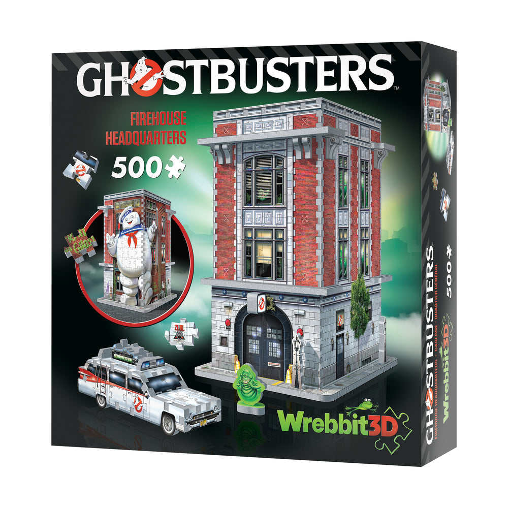 Ghostbusters 3D Firehouse Headquarters Jigsaw Puzzle - 500 pc