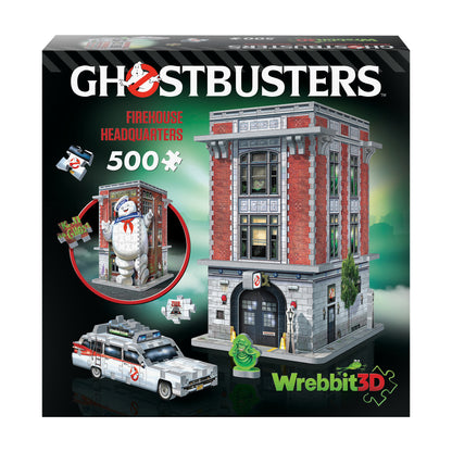 Ghostbusters 3D Firehouse Headquarters Jigsaw Puzzle - 500 pc