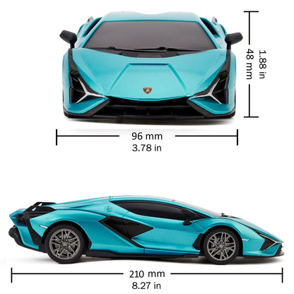 CMJ RC Lamborghini Twin Pack - Sián & Aventador Police - 1:24 Scale Remote Control Cars