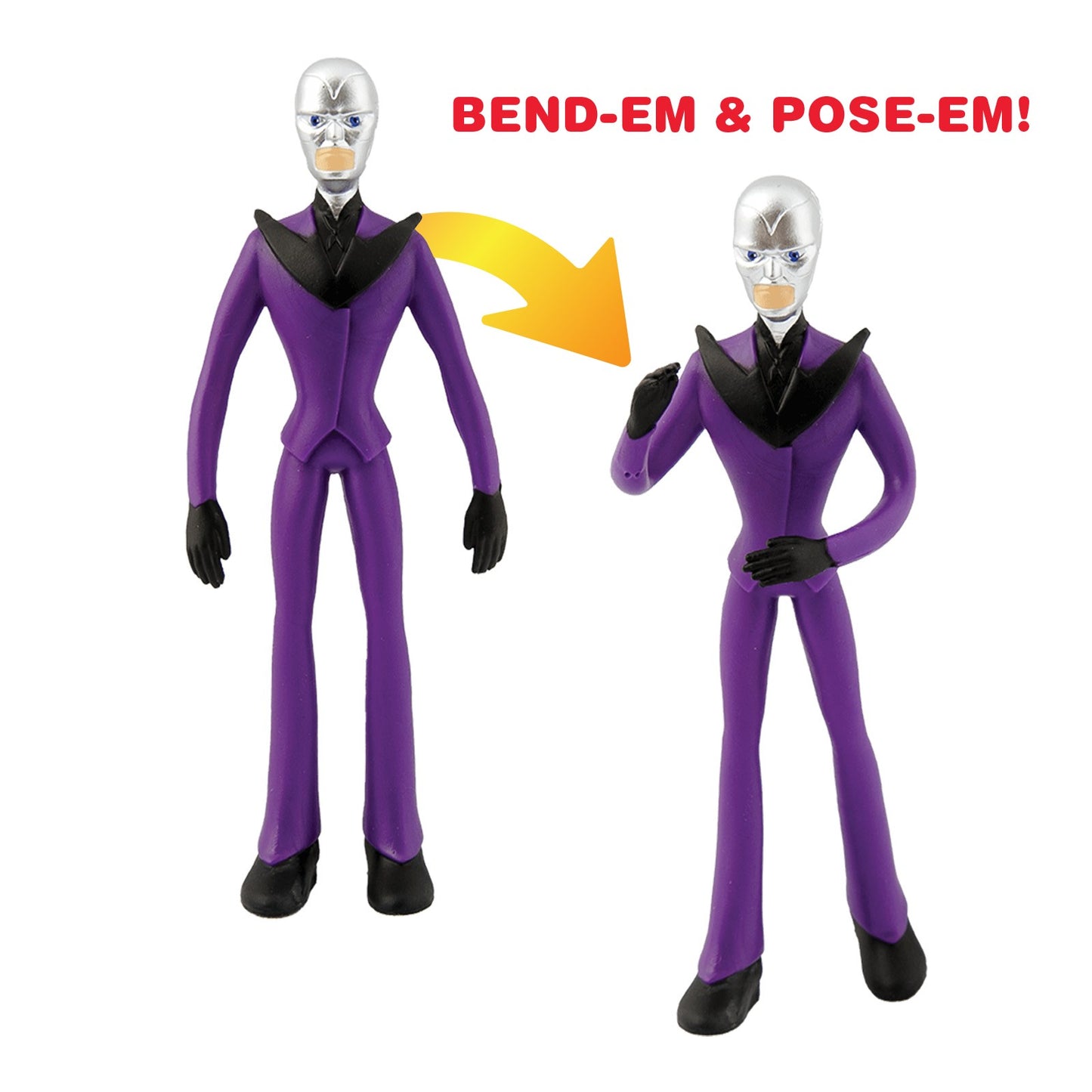 BEND-EMS Miraculous 5-inch Flexible Action Figure - Hawk Moth