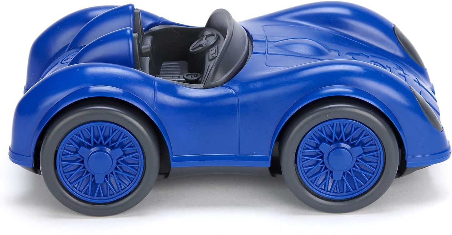 Green Toys Eco-Friendly Toddler Race Car, Durable Recycled Plastic - Blue