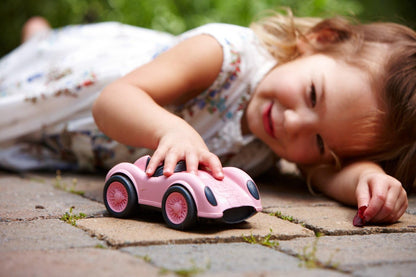 Green Toys Eco-Friendly Pink Race Car Vehicle for Toddlers