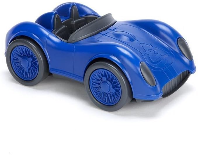 Green Toys Eco-Friendly Toddler Race Car, Durable Recycled Plastic - Blue